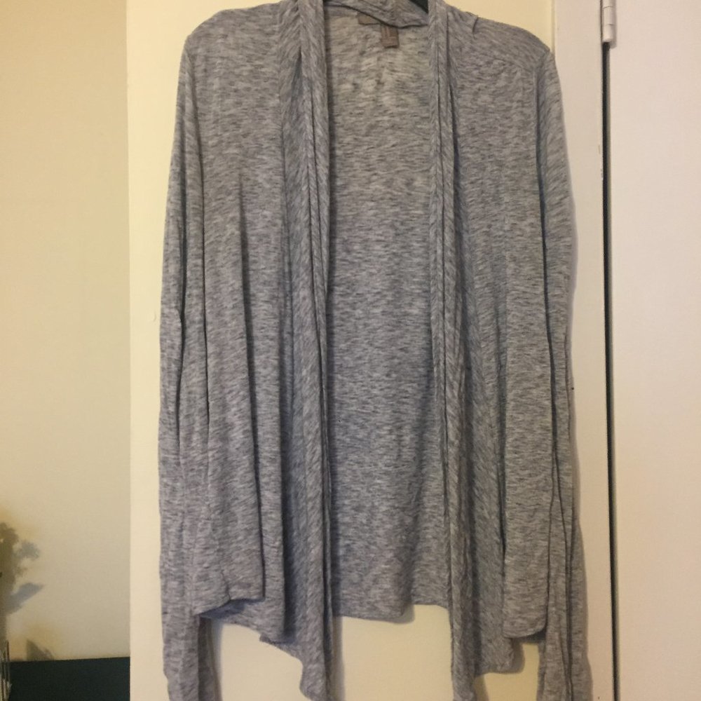 Forever 21 Grey Wrap Sweater